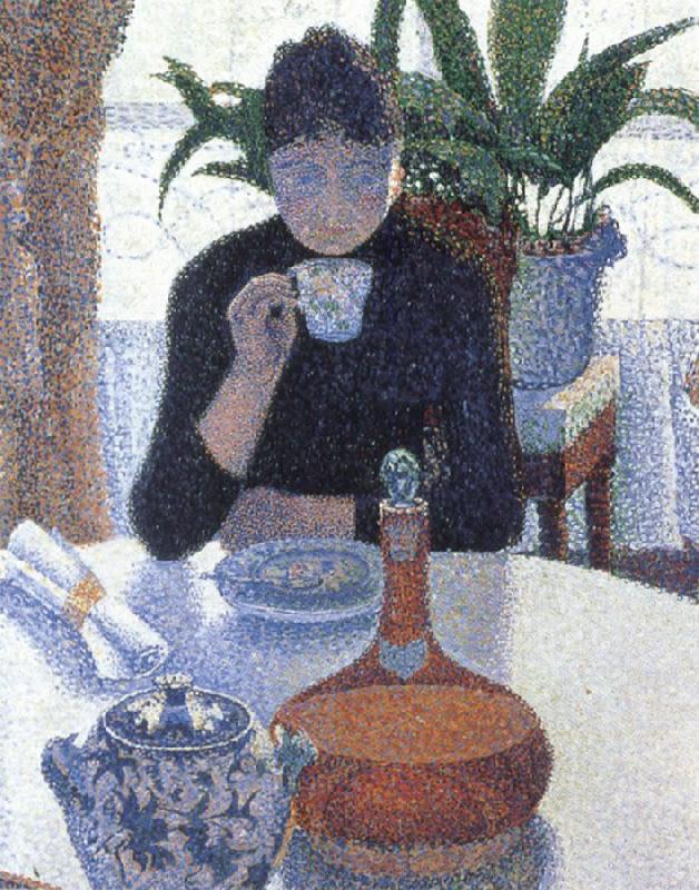 Paul Signac dining room Norge oil painting art